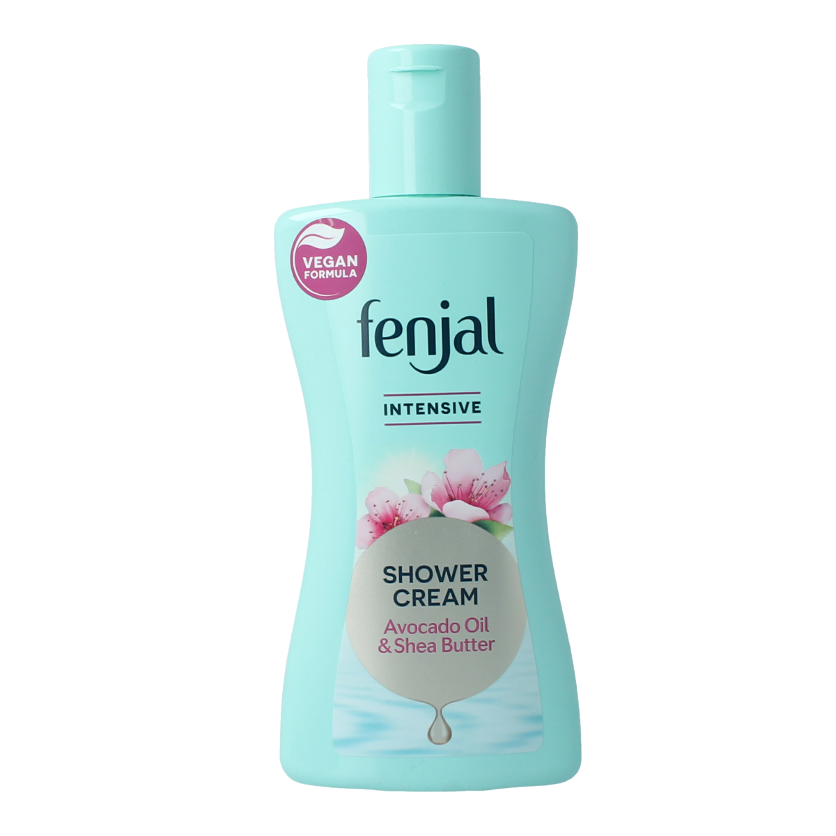 Fenjal Shower Creme Intensive in 200ml bottle, moisturizing body wash with luxurious texture and floral scent.