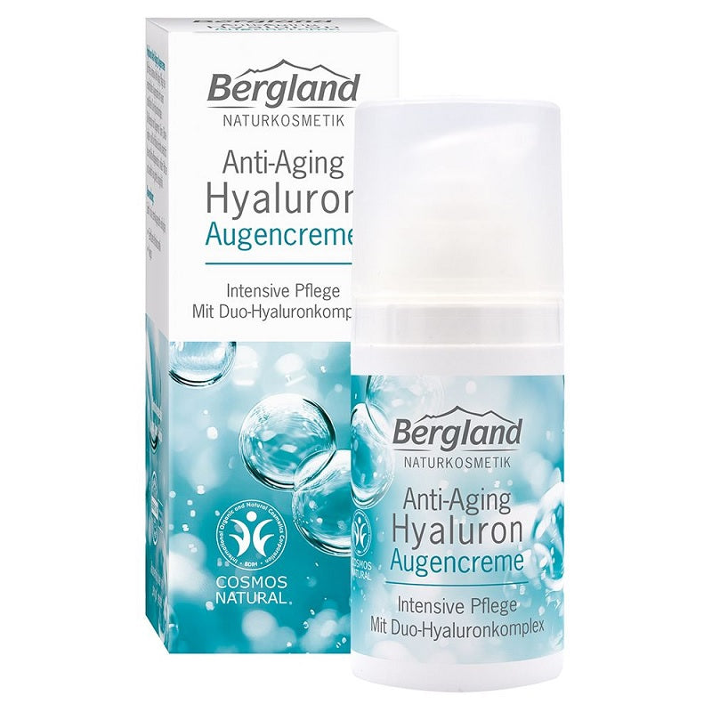 Bergland Hyaluron anti aging oogcreme 15.00 Milliliter