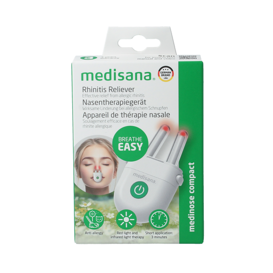 Medisana Medinose compact nasal care and inhalation device for nasal hygiene and relief.