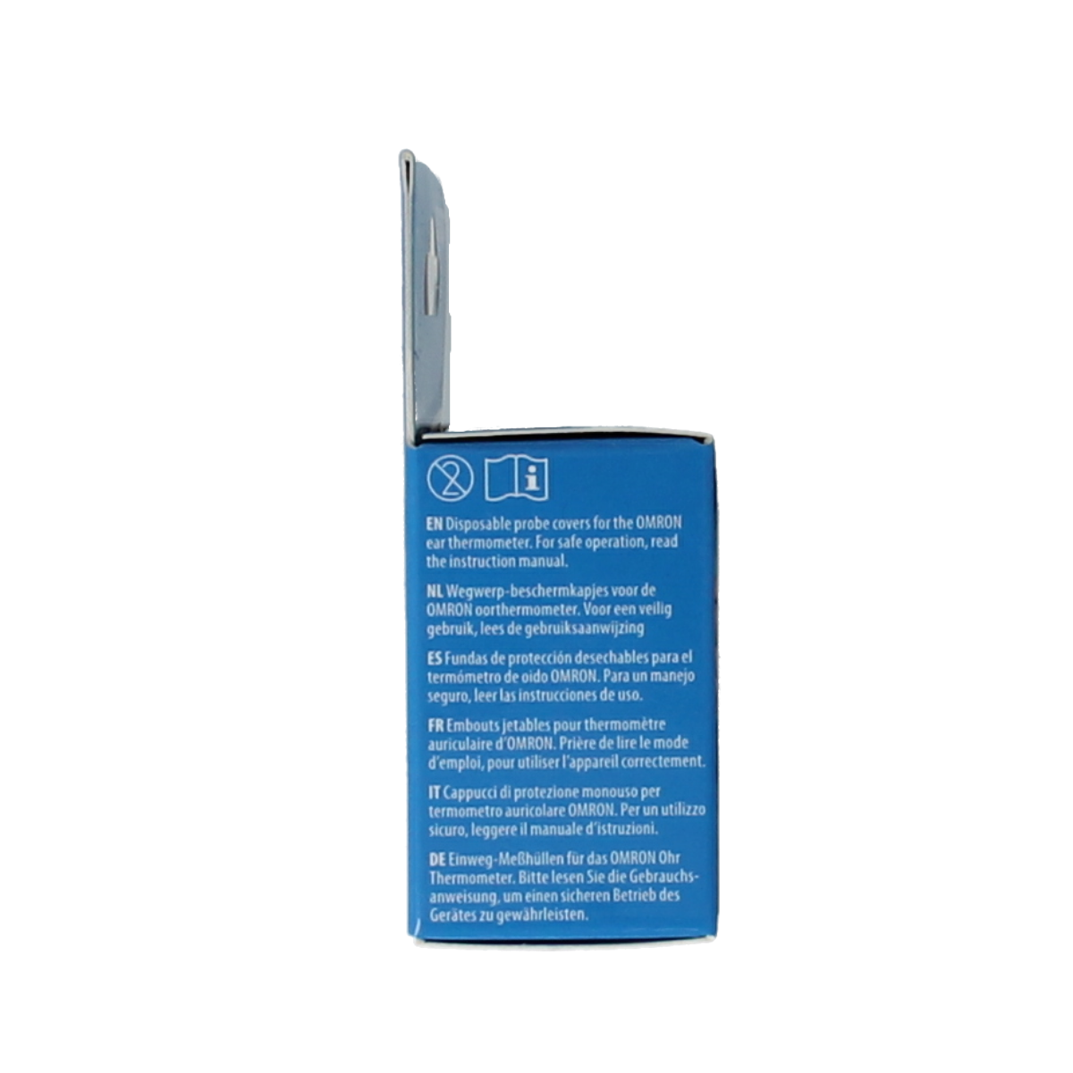 Omron Oorthermometer hoes MC520/521, 40 disposable thermometer covers, suitable for digital thermometers, soft and hygienic.