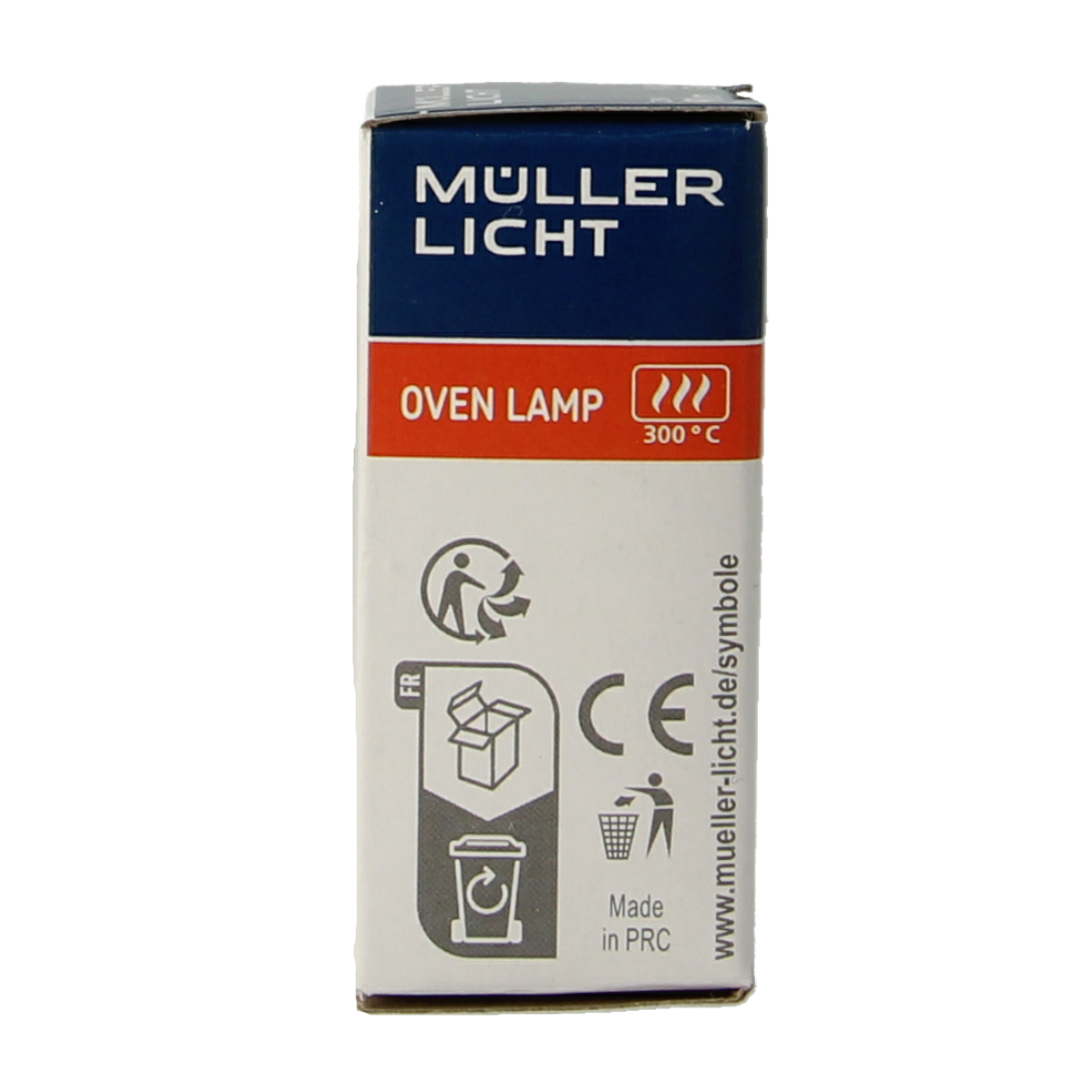 Esspo Reservelamp 15WE14 1.00 Stuks, small replacement lamp for lighting, with clear glass and metal base.