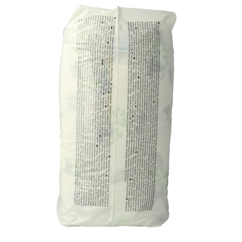 Moltex Pure & Nature baby diapers maxi pack with 29 pieces, featuring soft, eco-friendly nappies for infants.