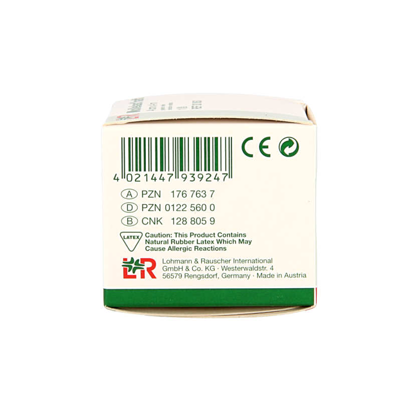 Mollelast Fixatiewindsel bandage 4m x 4cm, sterile wound dressing for secure wound coverage and protection.