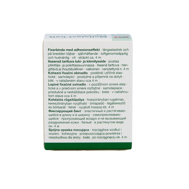 Mollelast Fixatiewindsel, 4m x 6cm, elastic bandage for wound support, shown in the image.