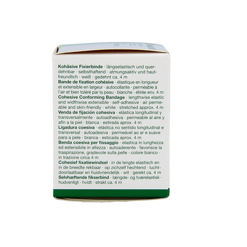 Mollelast Fixatiewindsel, 4m x 6cm, elastic bandage for wound support, with a sterile, flexible design.