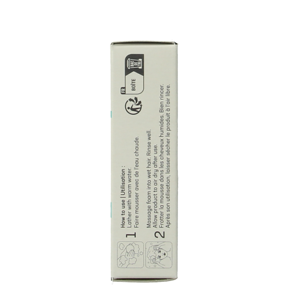 Lavera Shampoobar basis sensitiv moisture and care, 50g, natural hair care soap bar for sensitive scalp and gentle cleansing.