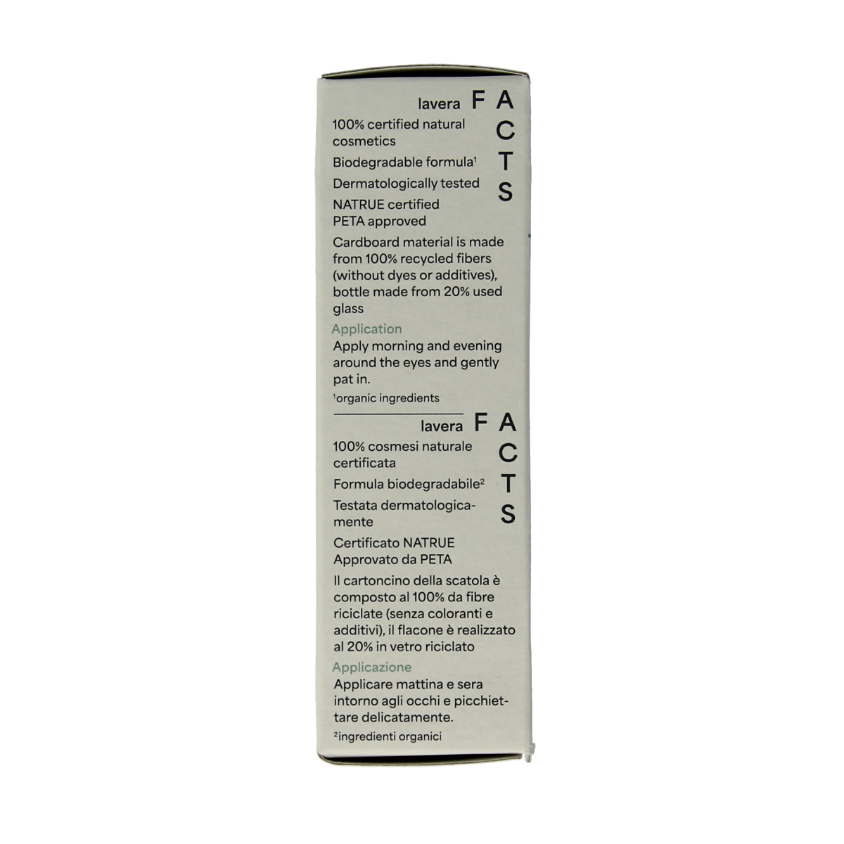 Lavera Barrier Balance Eye Cream in 15ml, natural bio oogverzorging product with soothing eye care ingredients.