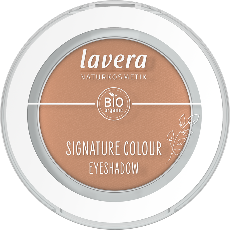 Lavera Signature Colour Eyeshadow Soft Sienna 04 makeup palette with warm earthy shades, natural bio ingredients, 1.00 piece