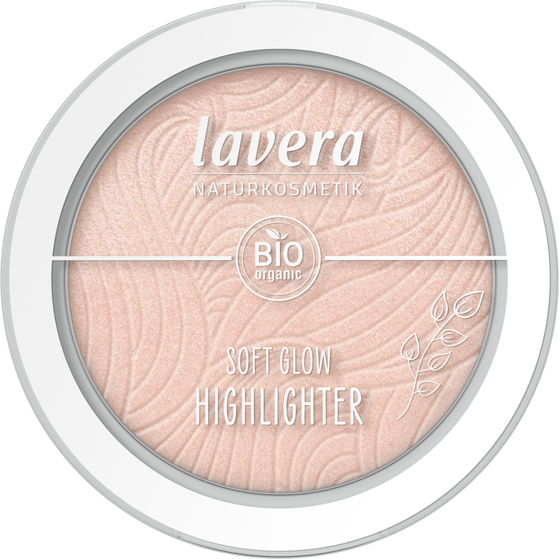 Lavera Aurora Glow 02 highlighter makeup in 5.50g, showcasing a shimmering, radiant highlighter with a natural glow.