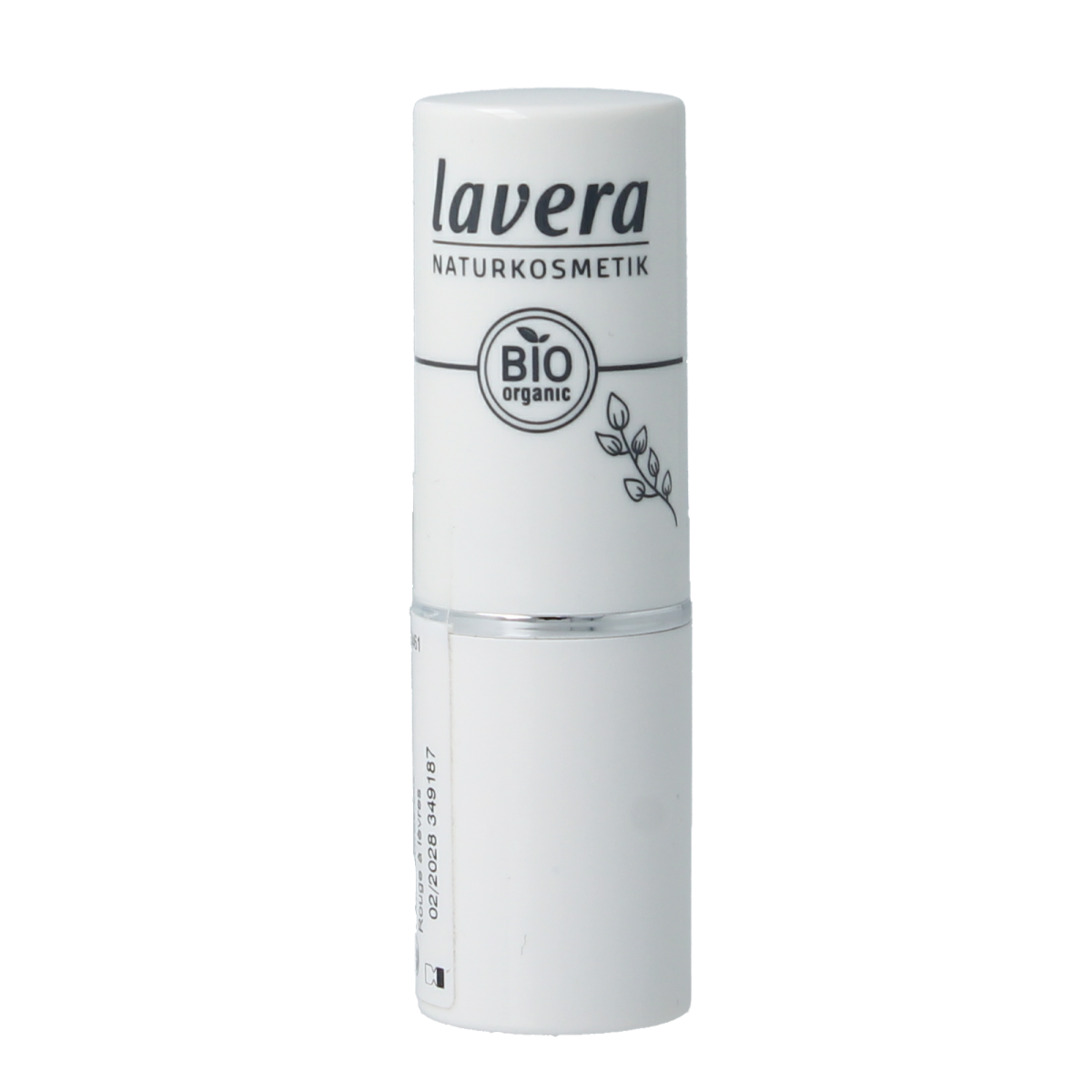 Lavera Lipstick Cream Glow Wild Rose 09 in 4.5g, creamy makeup with a natural wild rose color, shown in the image.