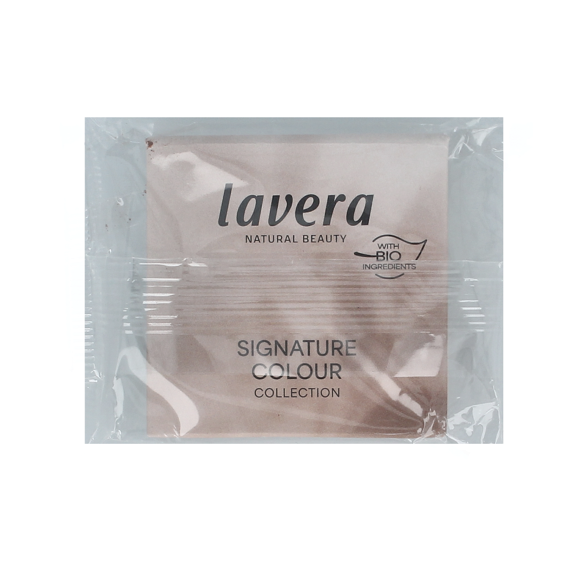 Lavera Signature Colour Collection 03 makeup compact with 3.20g of natural-colored powder, showcasing elegant packaging.