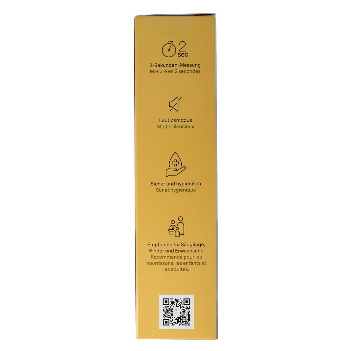 Braun Sensian 3 forehead thermometer, BNT050, digital display, for accurate temperature readings in a sleek design.