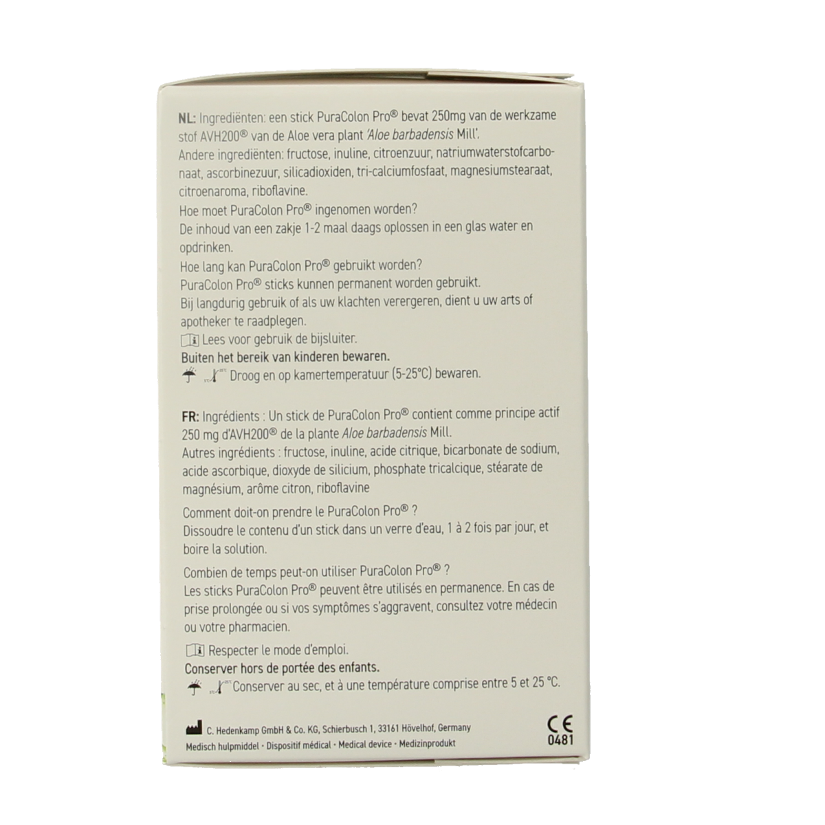 Purasana Puracolon probiotic sachets for irritable bowel syndrome, 90 grams, showing the product packaging and sachets.