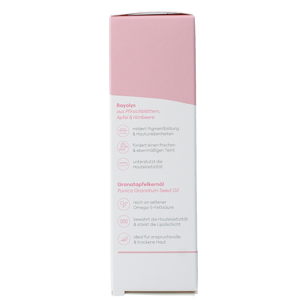 Baldini Nachtcreme Rijk Rose Demeter facial skincare jar with pink rose design, 50ml for nourishing overnight hydration.