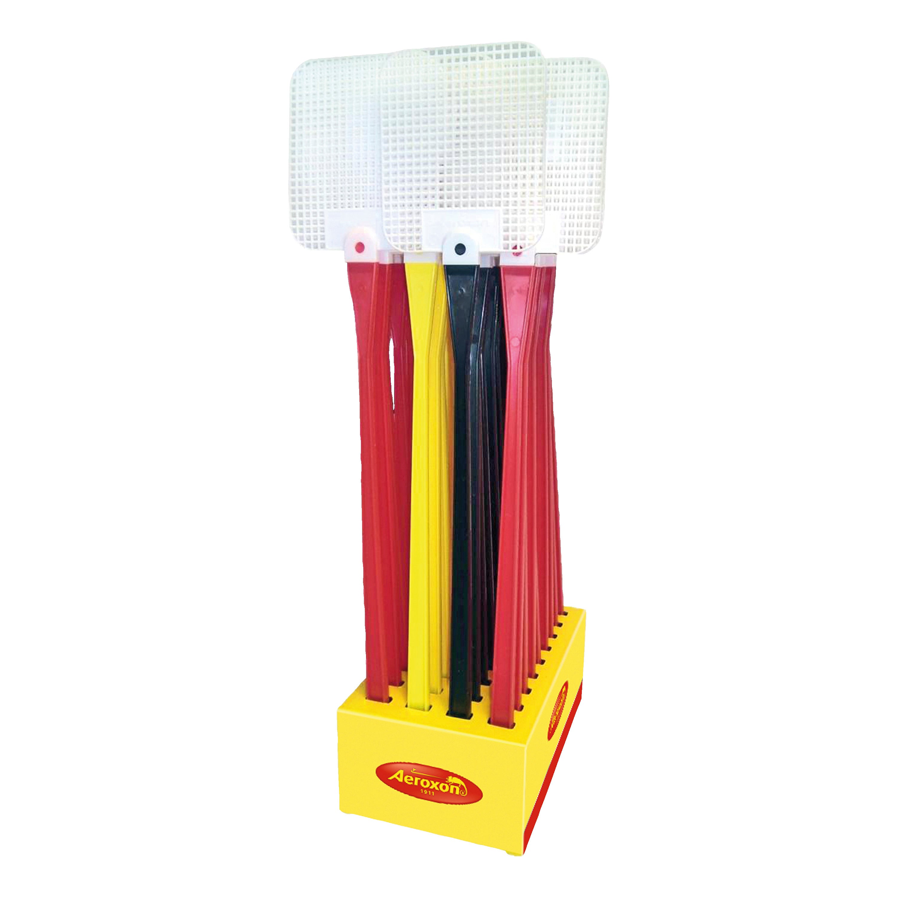 Aeroxon fly trap for home and comfort, single unit with adhesive surface to catch flying insects in a household setting.