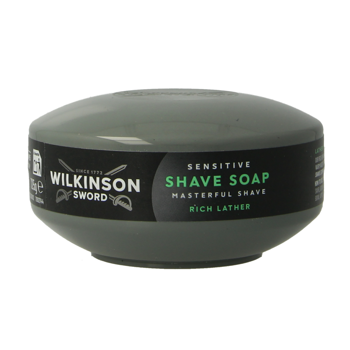 Wilkinson shaving bowl, 125g, a ceramic grooming tool for shaving preparation with the Wilkinson brand.