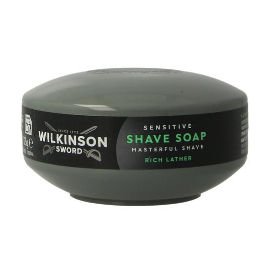 Wilkinson shaving bowl, 125g, a ceramic grooming tool for shaving preparation with the Wilkinson brand.