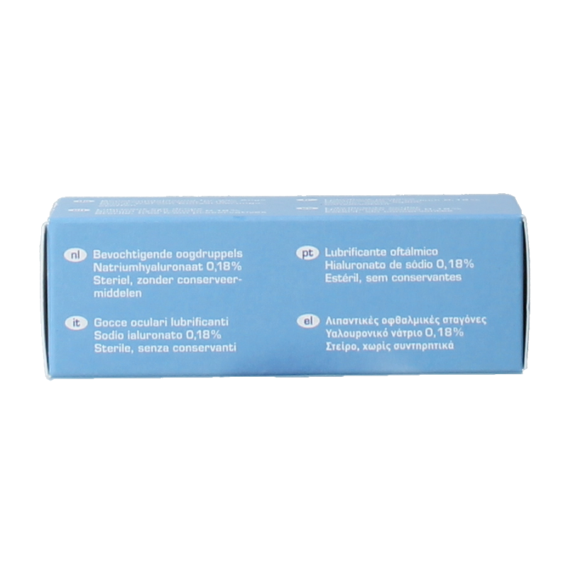 Vismed Oogdruppels multi 0.18% eye drops in 10ml bottle, eye care product with clear dropper for soothing eye hydration.