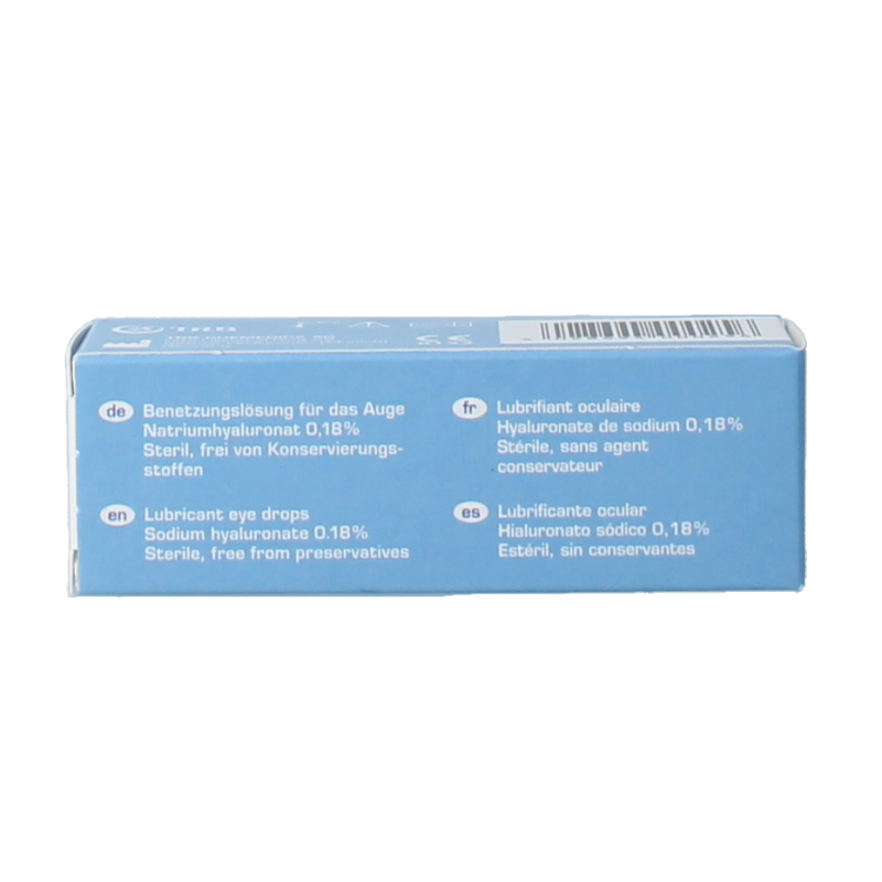 Vismed oogverzorging oogdruppels multi 0.18% in 10 ml bottle, designed for eye moisture and comfort.