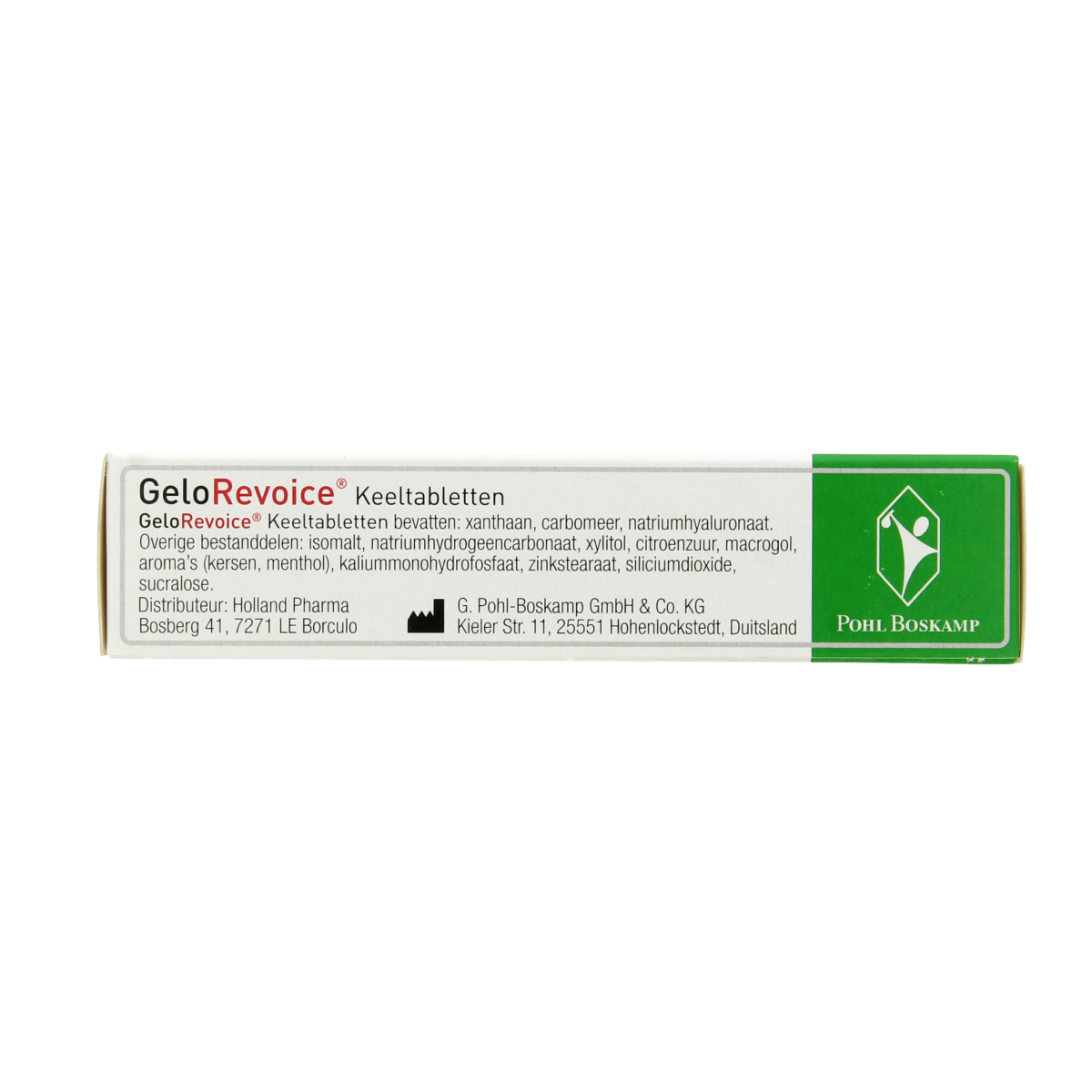 Gelorevoice Keeltabletten kersen menthol, cherry-flavored throat lozenges, 20 menthol soothing lozenges for sore throat relief