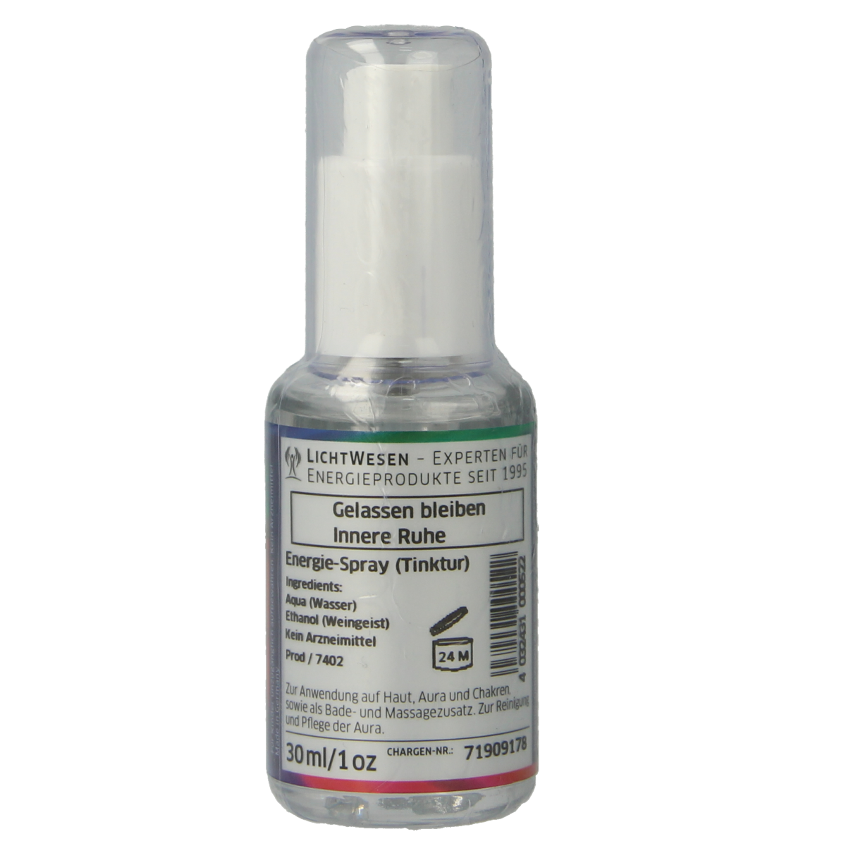 Lichtwesen Lao Tse tinctuur 30ml bottle, spiritual herbal remedy with traditional packaging and label design.