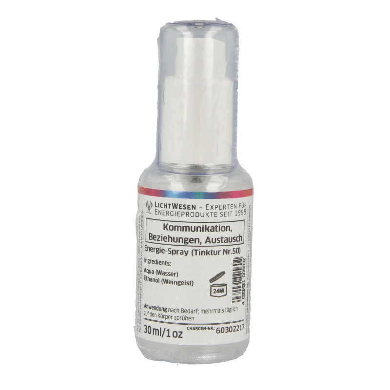 Lichtwesen Mijn communicatie tinctuur 50ml bottle with spiritual symbolism, designed for enhancing communication and spiritual growth.