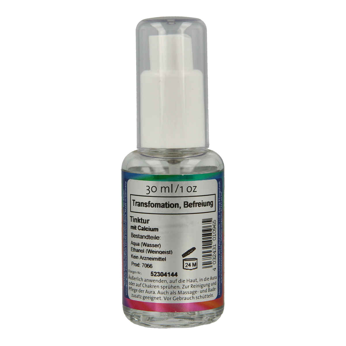 Lichtwesen Scheppingsstraal tinctuur violet 73, 30ml bottle with spiritual symbolism and vibrant violet label.
