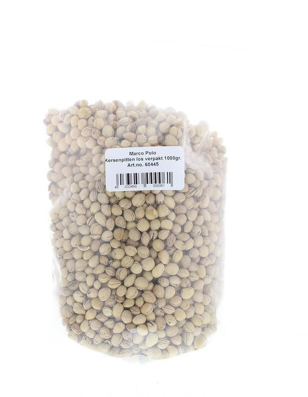 Marco Polo Kersenpitten los verpakt kussen met kersenpitten, 1 kg, voor gebruik in kussens en comfortproducten.