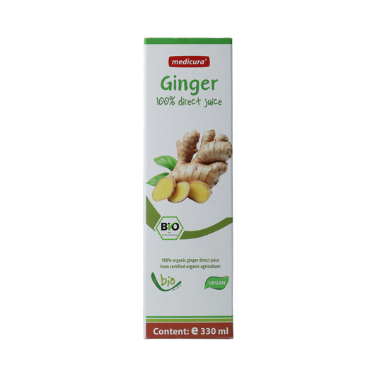 Medicura Gember 100% sap Bio 330.00 Milliliter