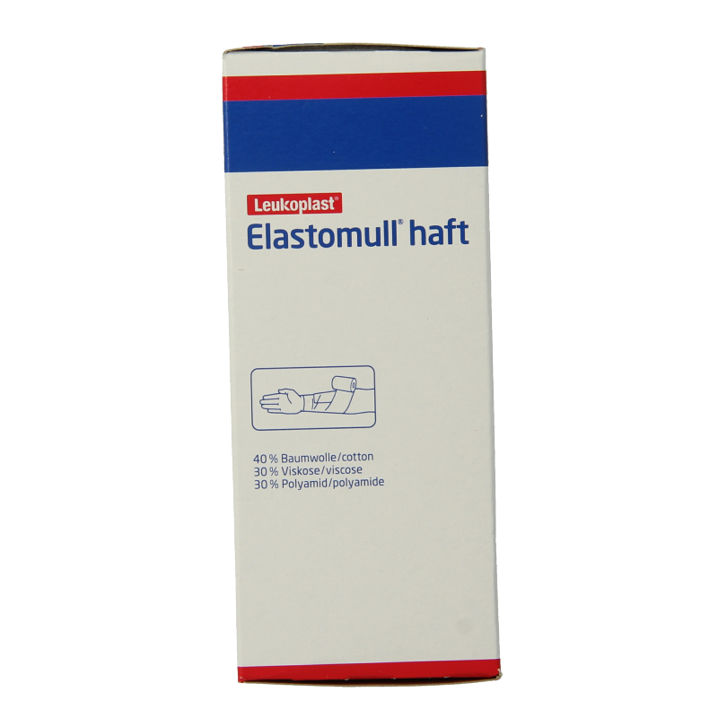 Elastomull Fixatiewindsel, 4m x 12cm, elastic bandage from Elastomull, used for securing dressings and support.
