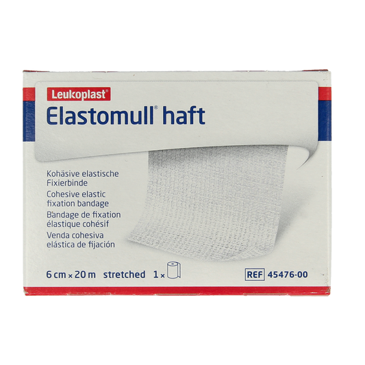 Elastomull Fixatiewindsel haft 20m x 6cm 45476 beige/wit 1.00 Stuks