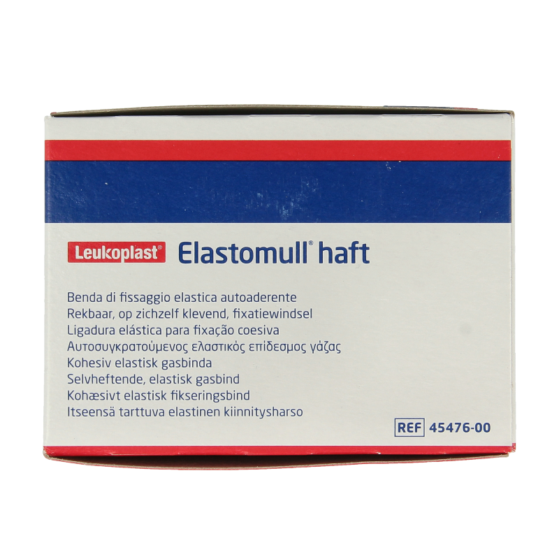 Beige and white Elastomull Fixatiewindsel bandage, 20m x 6cm, for quick wound dressing, by Elastomull.