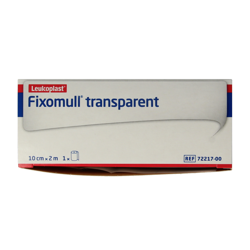 Fixomull transparent adhesive bandage 2m x 10cm, medical wound dressing, sterile, flexible, for secure wound coverage