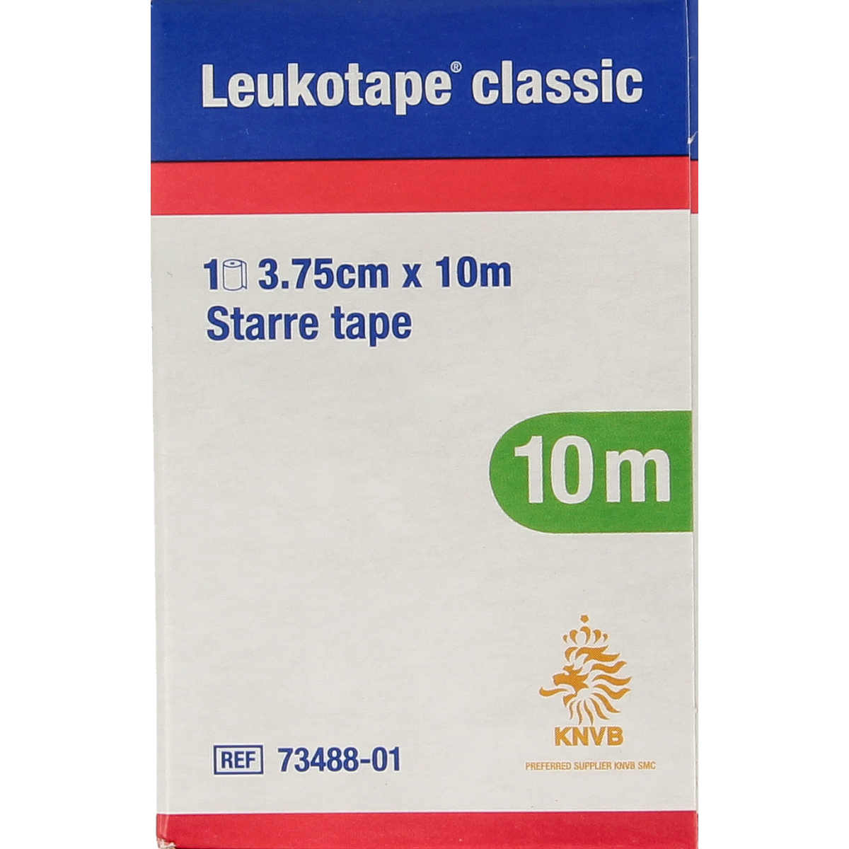 Leukotape Classic 3.75cm athletic tape and bandages, durable adhesive tape for sports injuries and support, shown in the image.