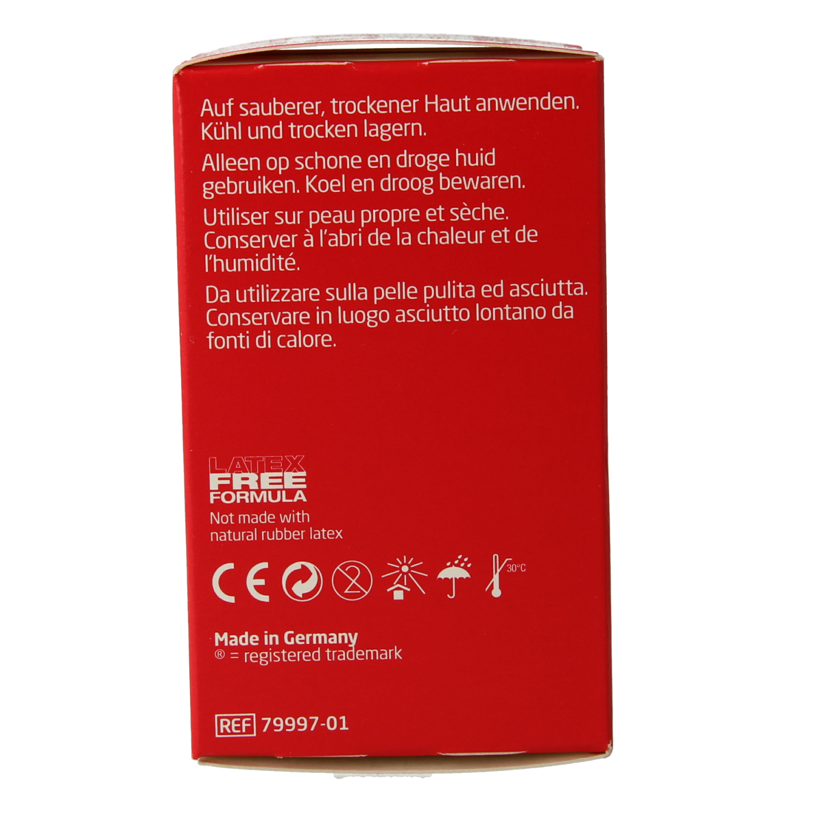 Elastomull Elastomull Fixatiewindsel in 4 x 8cm size, sterile wound dressing with adhesive for medical use