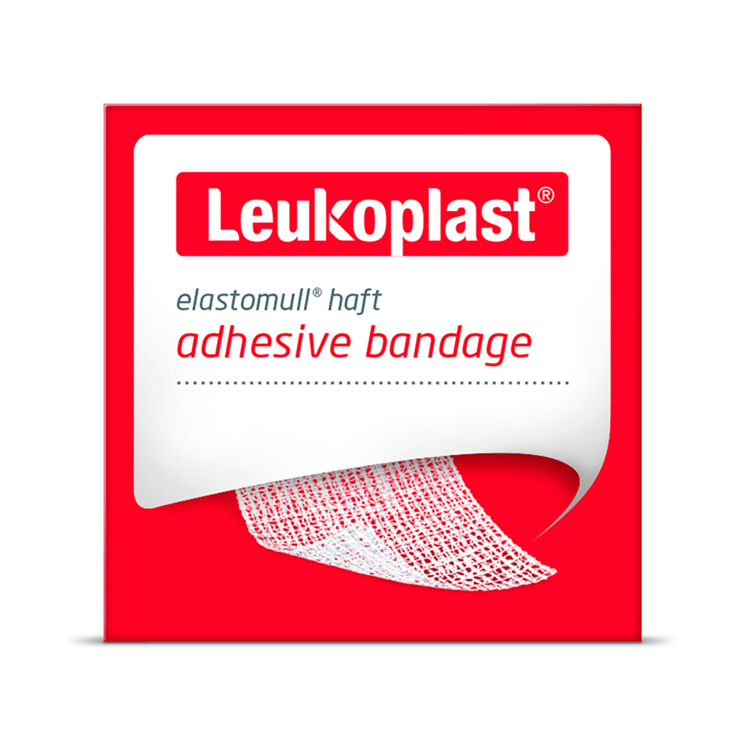 Elastomull Fixatiewindsel in 10cm x 4m roll, elastic wound dressing from Elastomull, shown in the image.