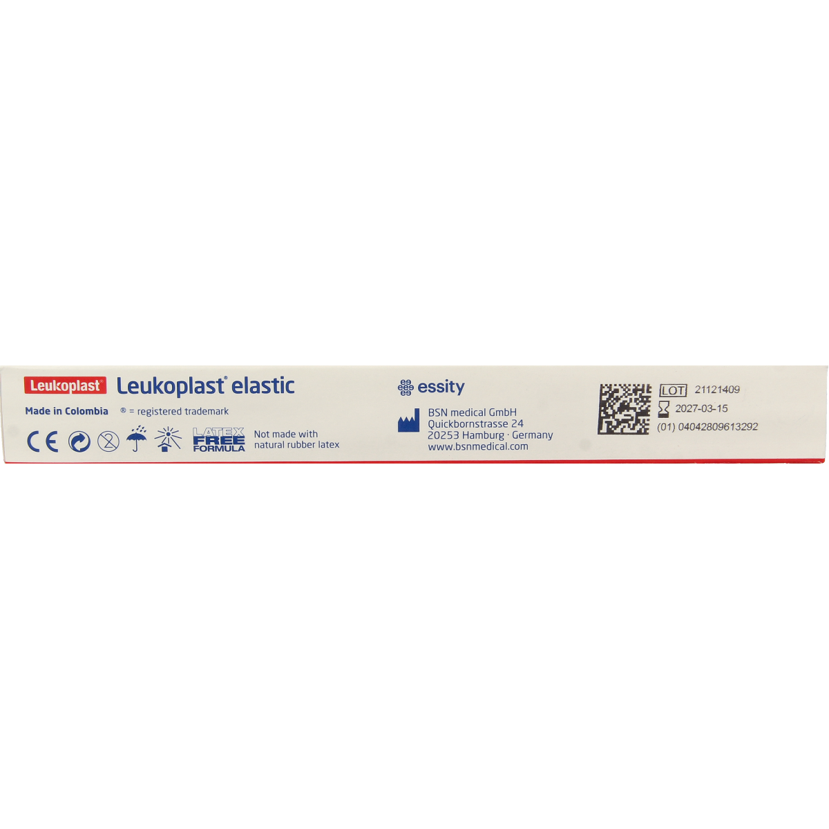 Leukoplast elastic finger bandages in a box of 100, flexible adhesive plasters for finger injuries, by Leukoplast.