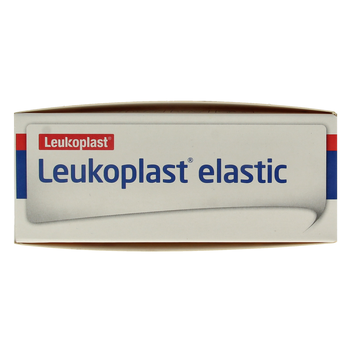 Leukoplast Elastic wound dressing tape 5m x 4cm, flexible adhesive bandage for wound care, shown on a white background.