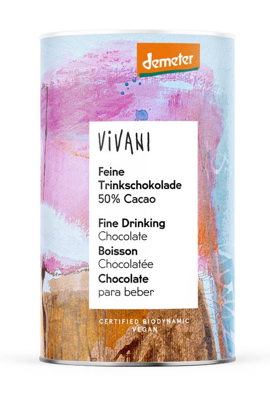 Vivani Hot chocolate drink Demeter 50% cacao bio 300.00 Gram