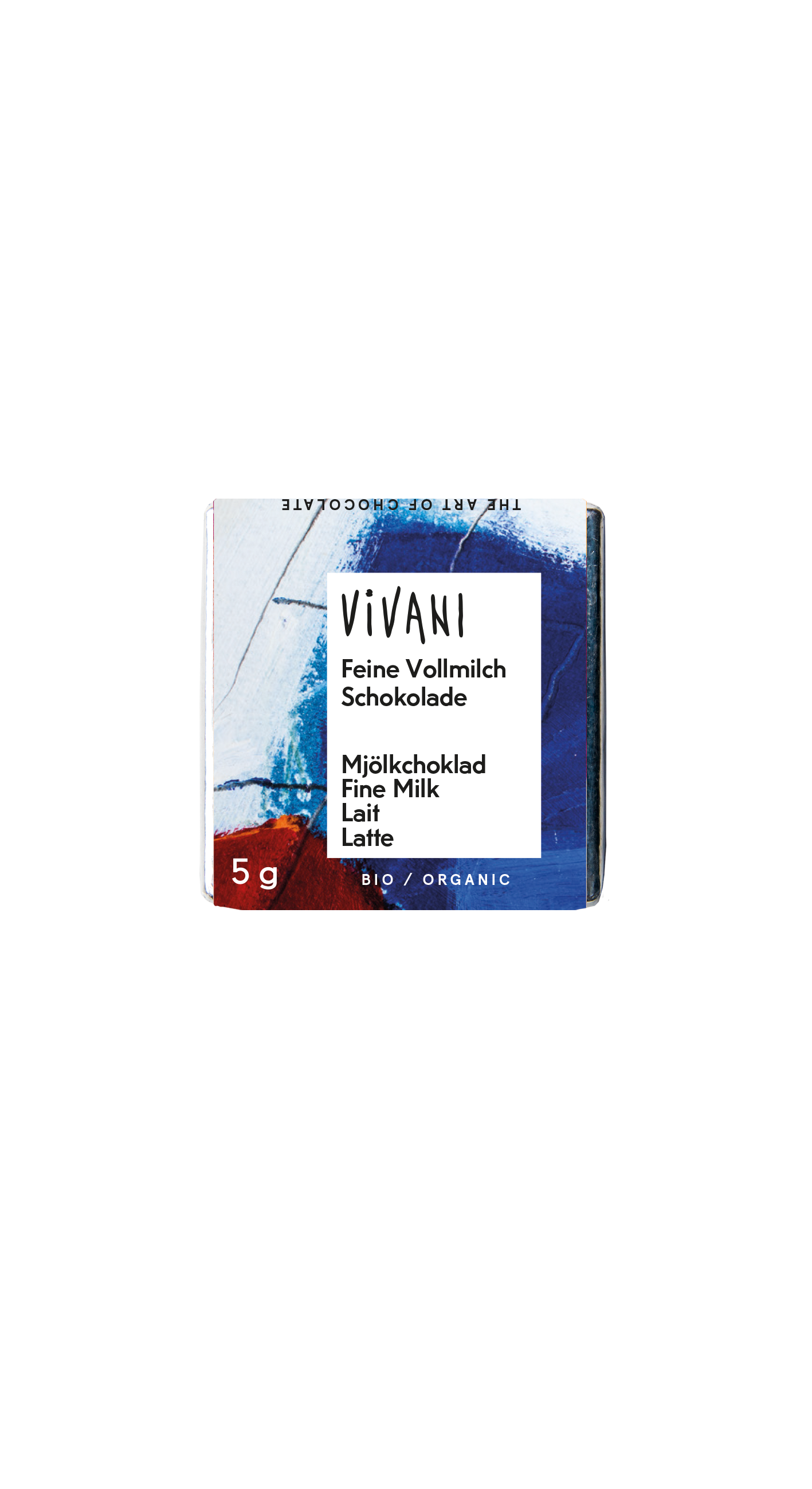 Vivani milk chocolate naps, 5g, organic, 200 pieces, small chocolate snacks with smooth milk flavor