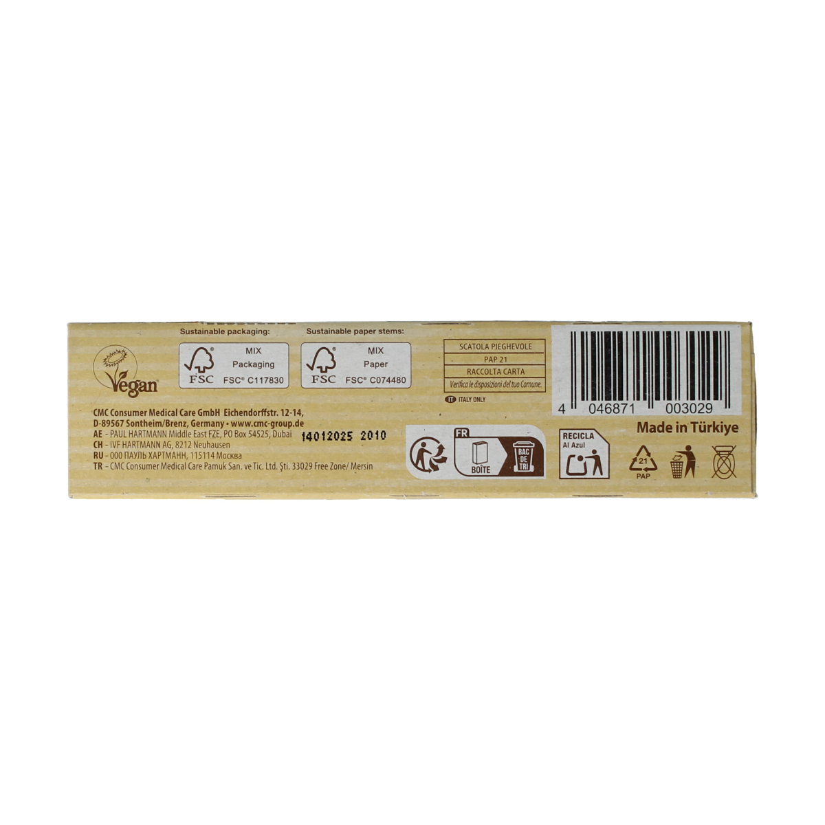 Bel Nature baby and toddler cotton swabs pack with 200 sticks, gentle for delicate ear and skin care, natural and safe.