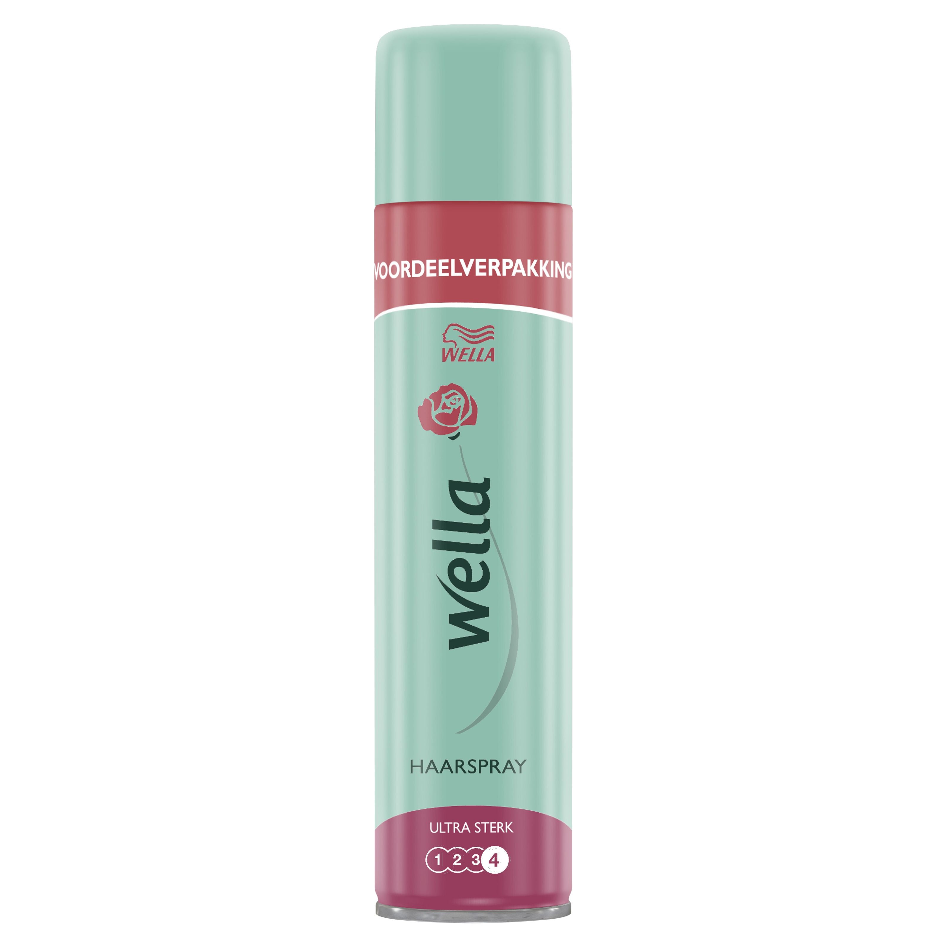 Wella Ultra Strong Hold Haarstyling Hair Spray 400ml bottle with spray nozzle, used for firm, long-lasting hair hold