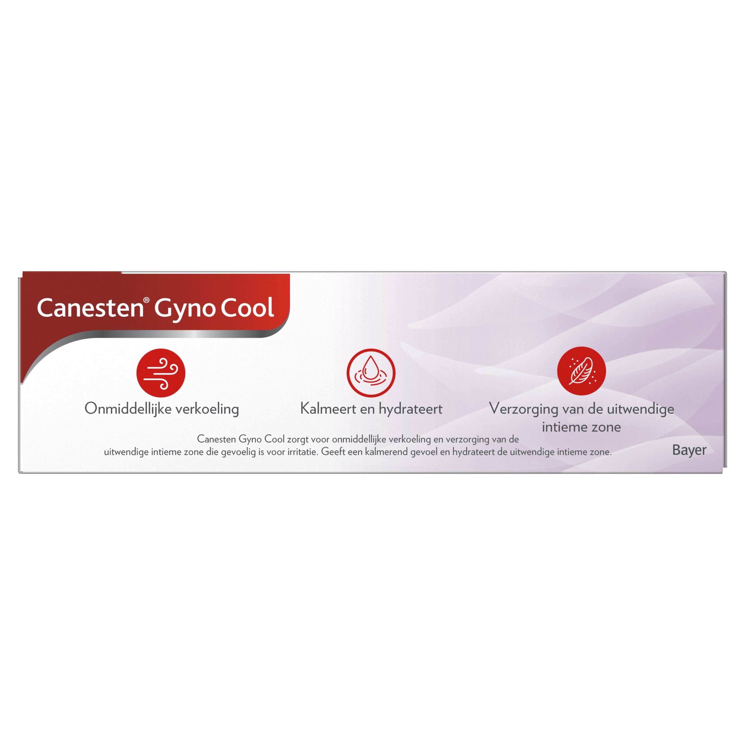 Canesten Gyno Cool 35g intimate hygiene product with cooling effect, designed for feminine health and comfort.