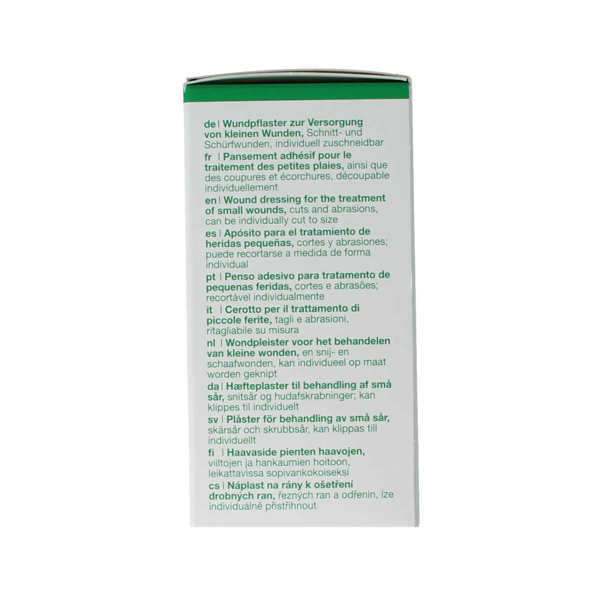 Curaplast Sensitive wound dressing tape 5m x 4cm, adhesive bandage for sensitive skin, shown in packaging.