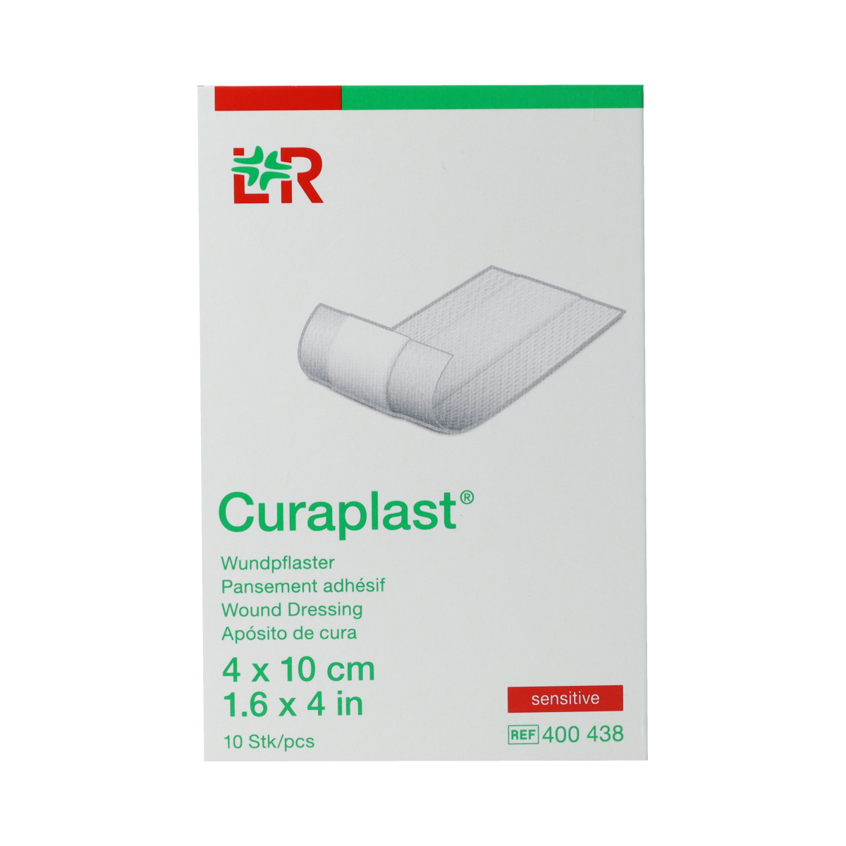Curaplast Sensitive wondsnelverband 4 x 10cm 10.00 Stuks