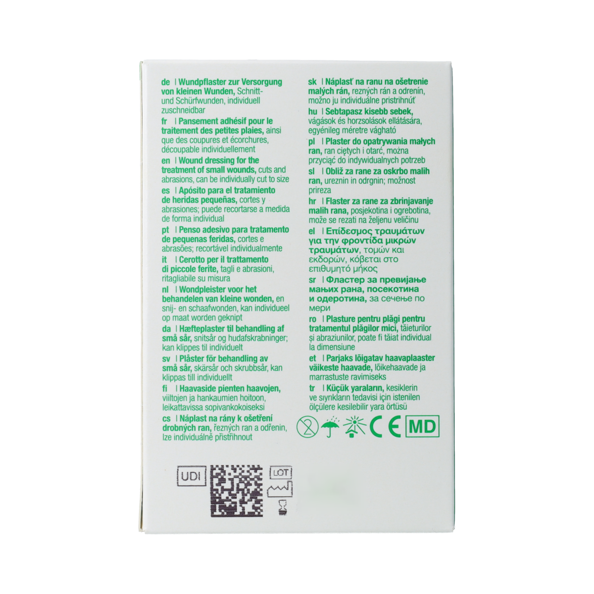 Curasept Sensitive wondsnelverband 10cm x 6cm 10.00 Stuks