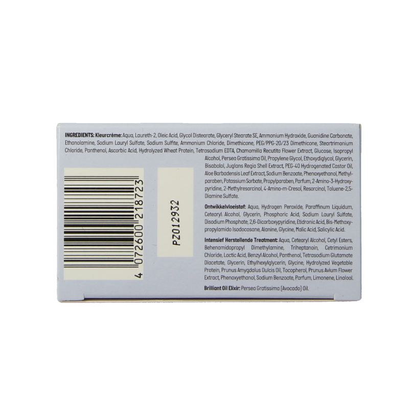 Guhl Pearlance intensieve gezichtsverzorgingscreme in middenblond kleur, set of skincare product with pearl-like finish.