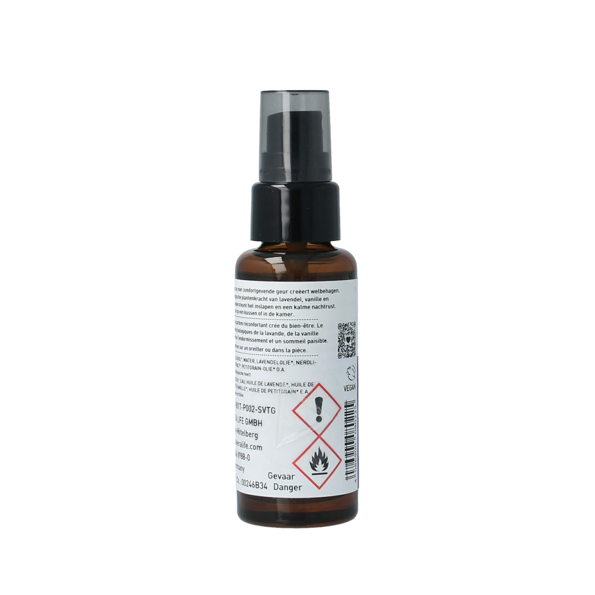 Primavera Sleep comfort bio scent diffuser spray in 30ml bottle, natural aromatherapy for restful sleep.