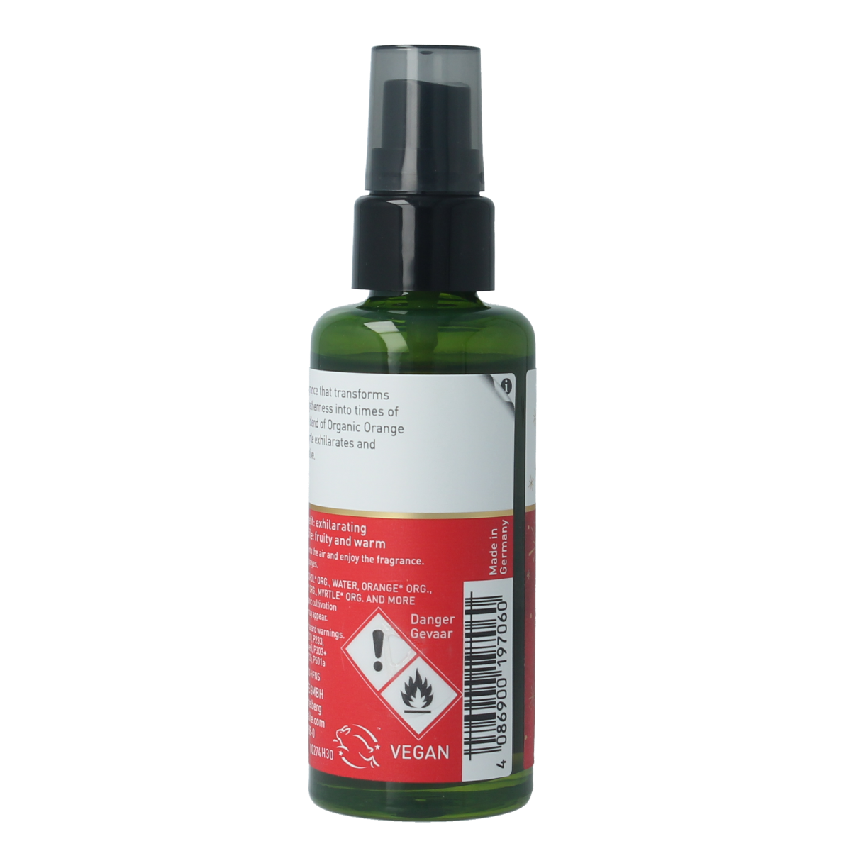 Primavera Lucky Star bio room spray with Geurverspreiders, 50ml bottle for fresh, aromatic home fragrance.