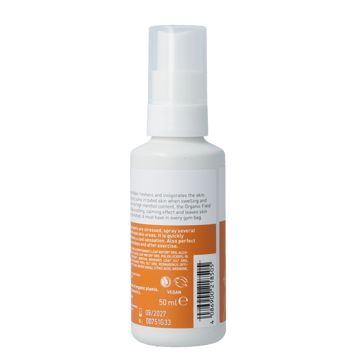 Primavera Active Comfort Cool Sport Spray in 50ml bottle, skincare and joint care product for soothing muscle relief.